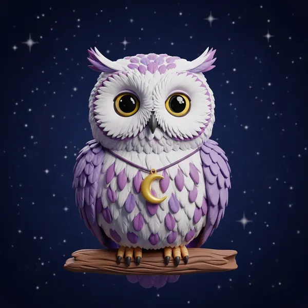 Friendly Moonlit Tales owl